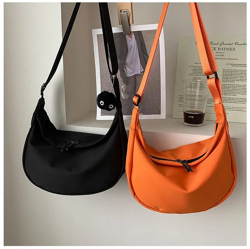 Women's Retro Crossbody Bag PU Leather Underarm Hobos Bag
