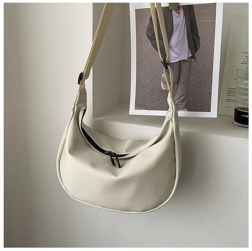 Women's Retro Crossbody Bag PU Leather Underarm Hobos Bag