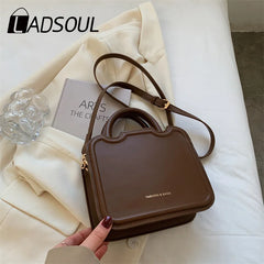 Women's Retro Shoulder Messenger Bag Ladies Casual Small Square Bag