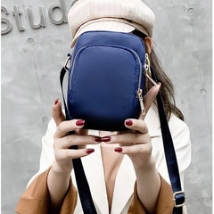 Women's Crossbody Shoulder Bag with Zipper, Multifunctional Storage Pouch