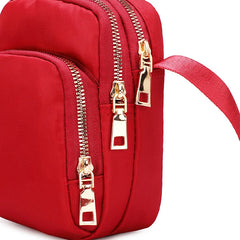 Women's Crossbody Shoulder Bag with Zipper, Multifunctional Storage Pouch