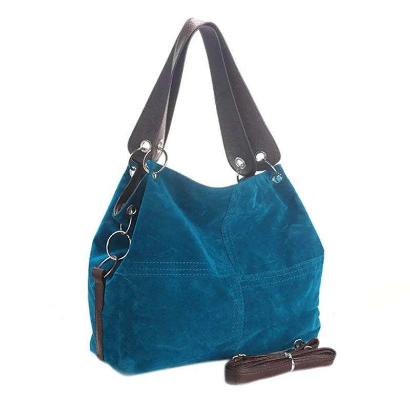 Women's Flannel One-shoulder Messenger Bag with Zipper