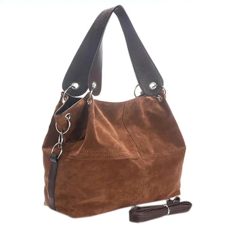 Women's Flannel One-shoulder Messenger Bag with Zipper