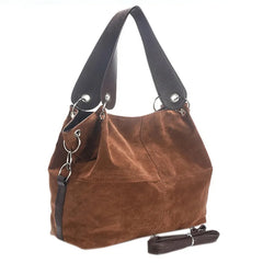 Women's Flannel One-shoulder Messenger Bag with Zipper