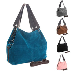 Women's Flannel One-shoulder Messenger Bag with Zipper
