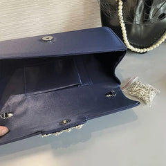 Women's Satin Evening Bag Clutch Handbag Crossbody Wedding Prom Purse