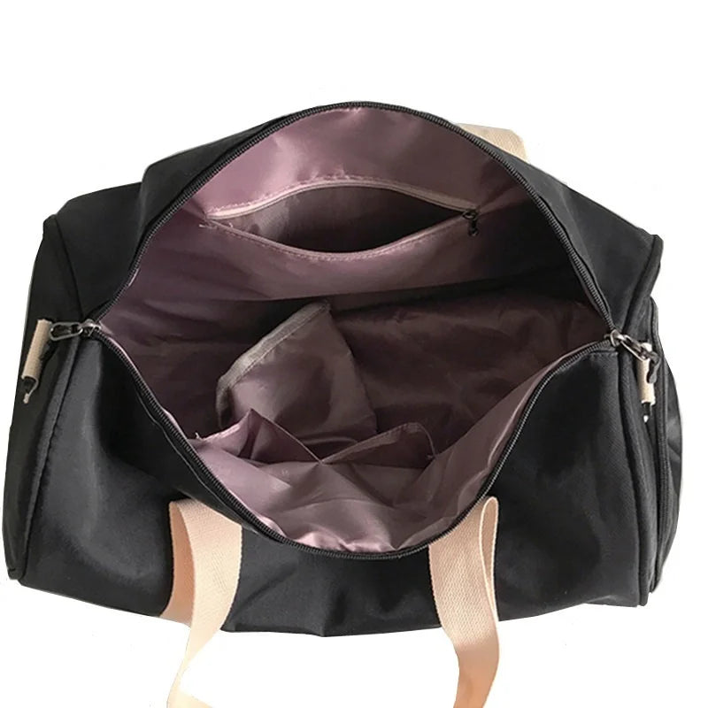 Women's Gym Bag Top Female Sports Shoe Bag for Fitness Over the Shoulder Yoga Sp