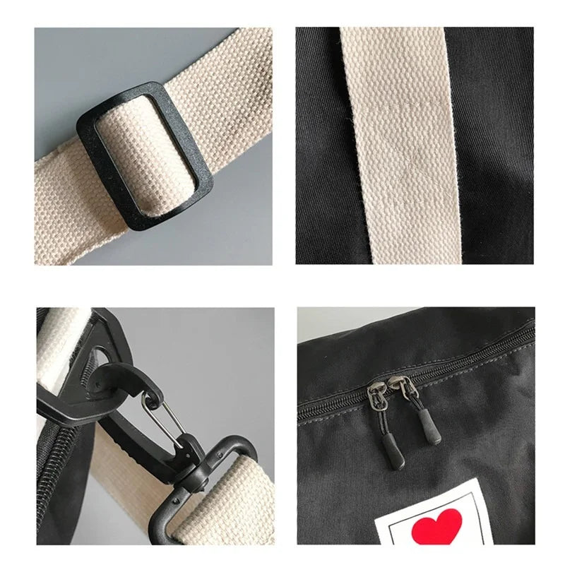 Women's Gym Bag Top Female Sports Shoe Bag for Fitness Over the Shoulder Yoga Sp