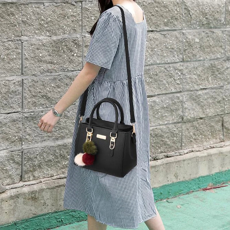 Women's Hairball Cross Body Bag Shoulder Bag Handbags