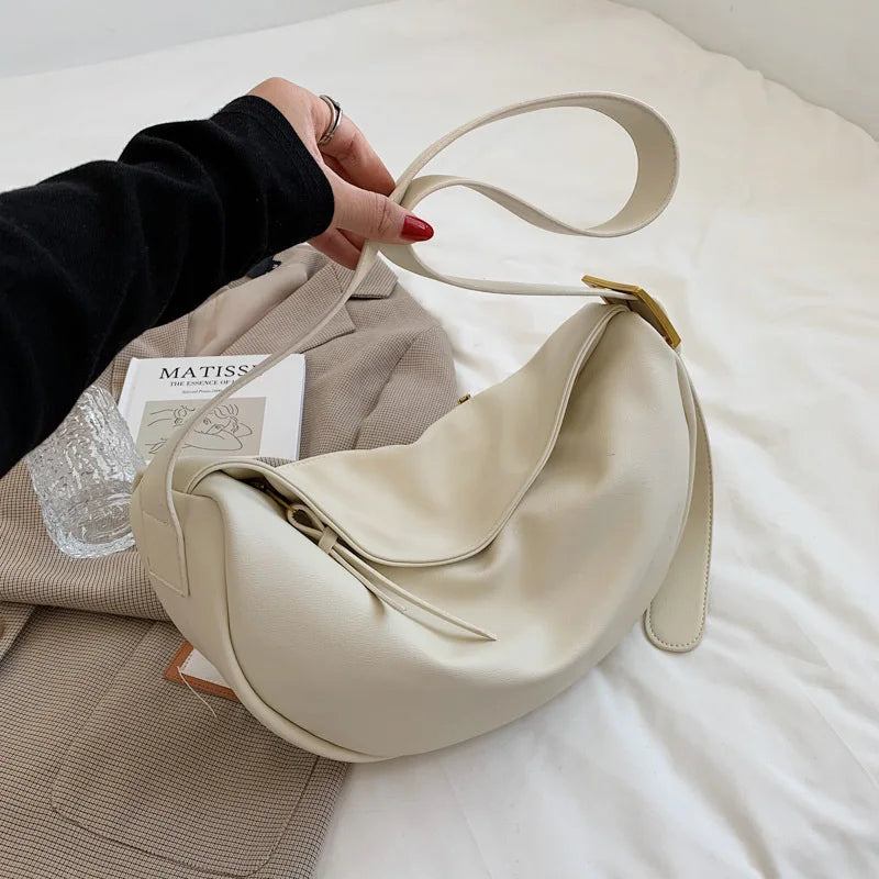 Women's Large Capacity Dumpling Messenger Shoulder Bag