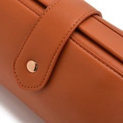 Women's Retro Pu Leather Messenger Bag with Clip Closure