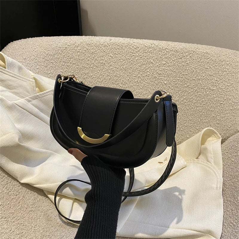 Women's Crossbody Small Bag for Leisure Travel Pu Shoulder Messenger Bags