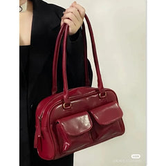 Women's Vintage Shoulder Bag Pu Leather Messenger Bag