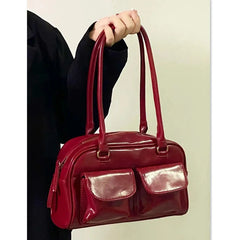 Women's Vintage Shoulder Bag Pu Leather Messenger Bag