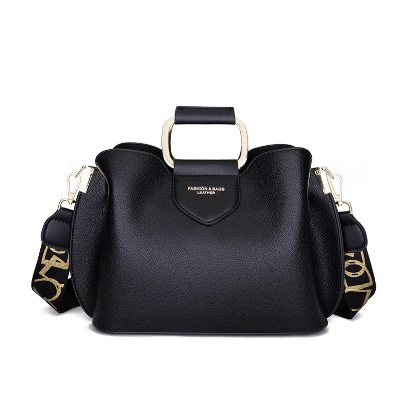 Women's PU Leather Crossbody Bags Winter Shoulder Bag Classic Handbags