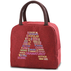 Women's Insulated Lunch Bag for Work Storage Cooler Bags Bento Pouch