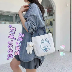 Literature Art Canvas Crossbody Bag One Shoulder Tote