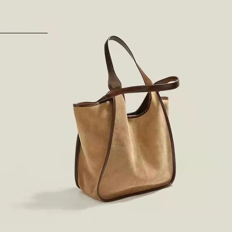 Women's Leather Tote Bag Shoulder Bag Large-Capacity
