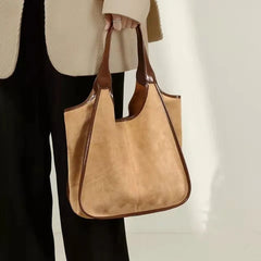Women's Leather Tote Bag Shoulder Bag Large-Capacity