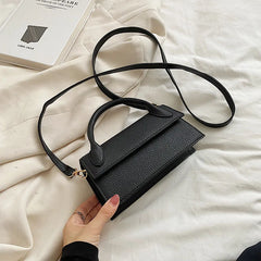 Women's Lichee Pattern Purses Handbags PU Leather Retro Shoulder Crossbody