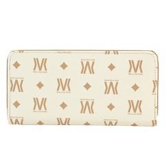 Women's Long Wallet Large Capacity Double Zipper Clutch Bag