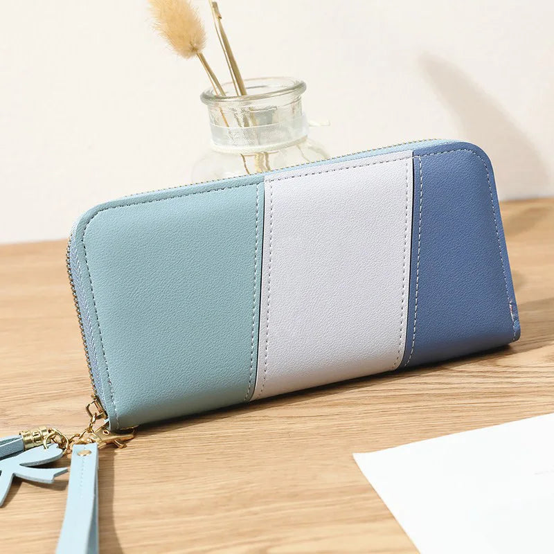 Women's Long Wallet Soft PU Leather Female Purses High Capacity