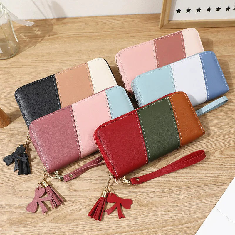 Women's Long Wallet Soft PU Leather Female Purses High Capacity