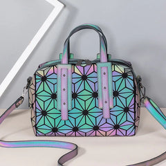 Women's Luminous Geometric Diamond Handbag