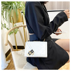Women's Crossbody Bag Vintage Square Totes Handbag Messenger