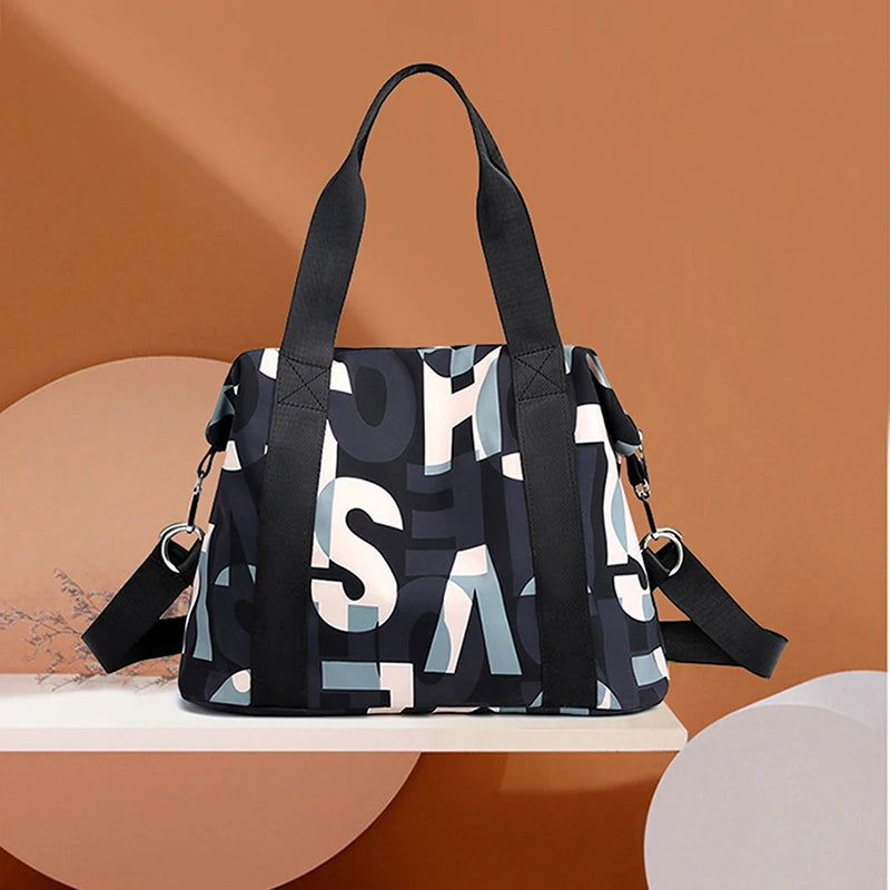 Women's Nylon Messenger Bag Travel Crossbody Tote