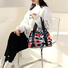 Women's Nylon Messenger Bag Travel Crossbody Tote