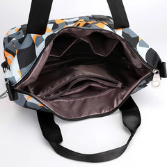 Women's Waterproof Nylon Messenger Bag Shoulder Tote Large Handbag