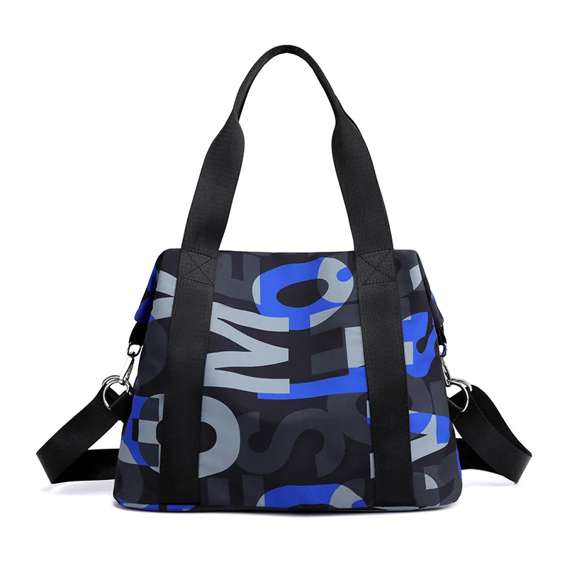 Women's Waterproof Nylon Messenger Bag Shoulder Tote Large Handbag