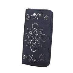 Women's Long Zipper Handbag Hollow Wallet Personalized Women's Bag