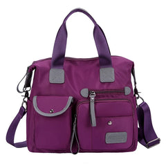 Women's Multi-pockets Shoulder Bag Large Capacity Handbags