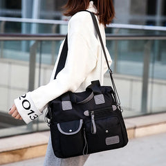 Outdoor Travel Shoulder Bag with Multi-pockets