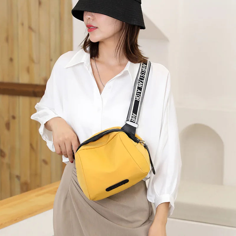 Women's Nylon Shell Bag Mommy Travel Shoulder Messenger Lady Bag