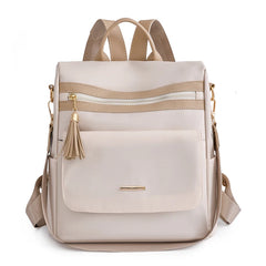 Large Capacity Anti-Theft Nylon Backpack for Women