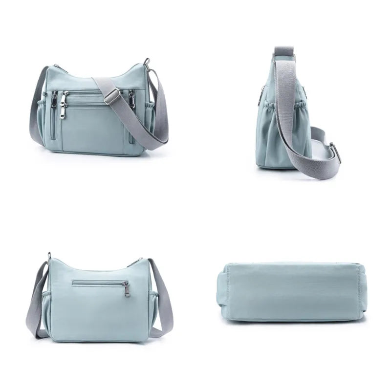 Women's Nylon Messenger Bags Small Ladies Handbag Travel Casual Tote Shoulder
