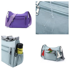 Women's Nylon Messenger Bags Small Ladies Handbag Travel Casual Tote Shoulder