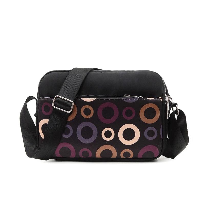 Women's Nylon Shoulder Bag Lady Messenger Bag Casual Hand Bag Female