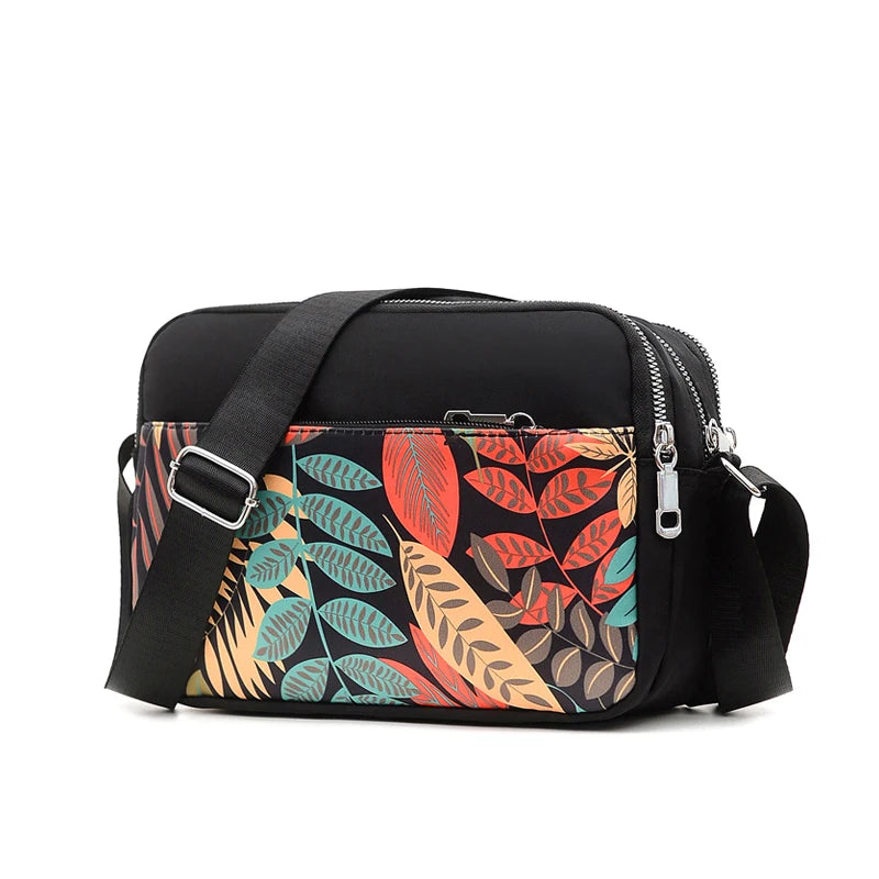 Women's Nylon Shoulder Bag Lady Messenger Bag Casual Hand Bag Female