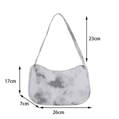 Women's Tie Dye Hobo Bag Underarm Shoulder Bags