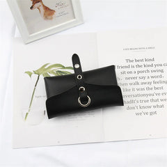 Women's PU Leather Waist Bag with Chain Belt Full Hole Punk Style Belt Phone Sho