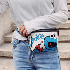Women's PU Belt Banana Bag Waist Chest Hip Bag