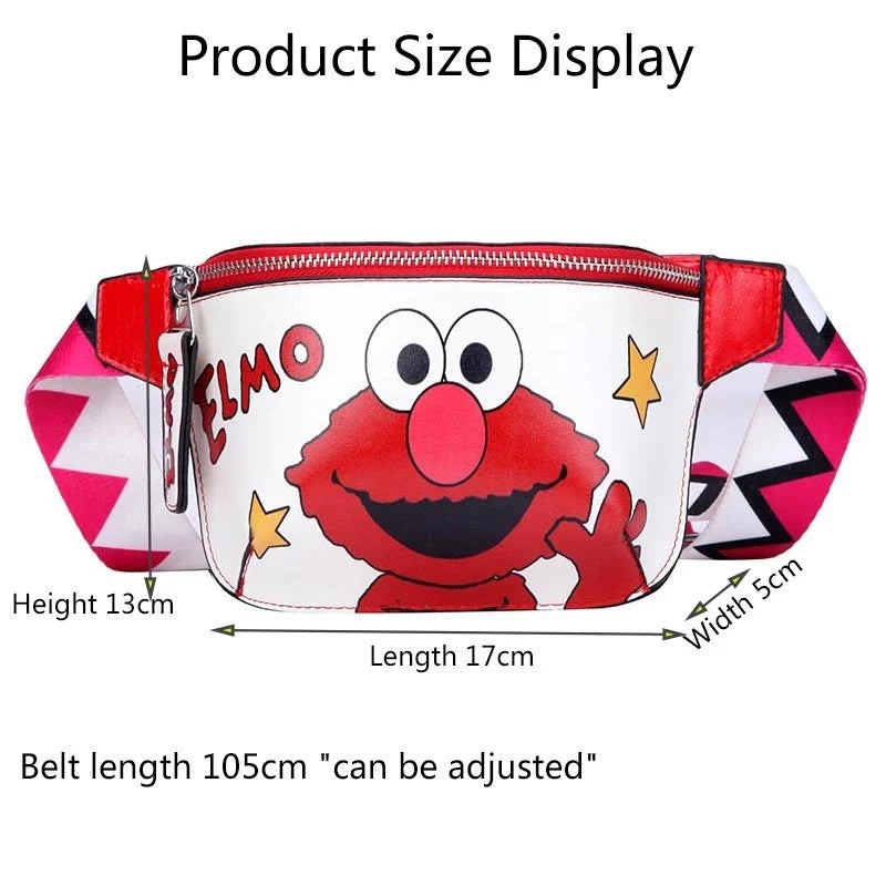 Women's PU Belt Banana Bag Waist Chest Hip Bag