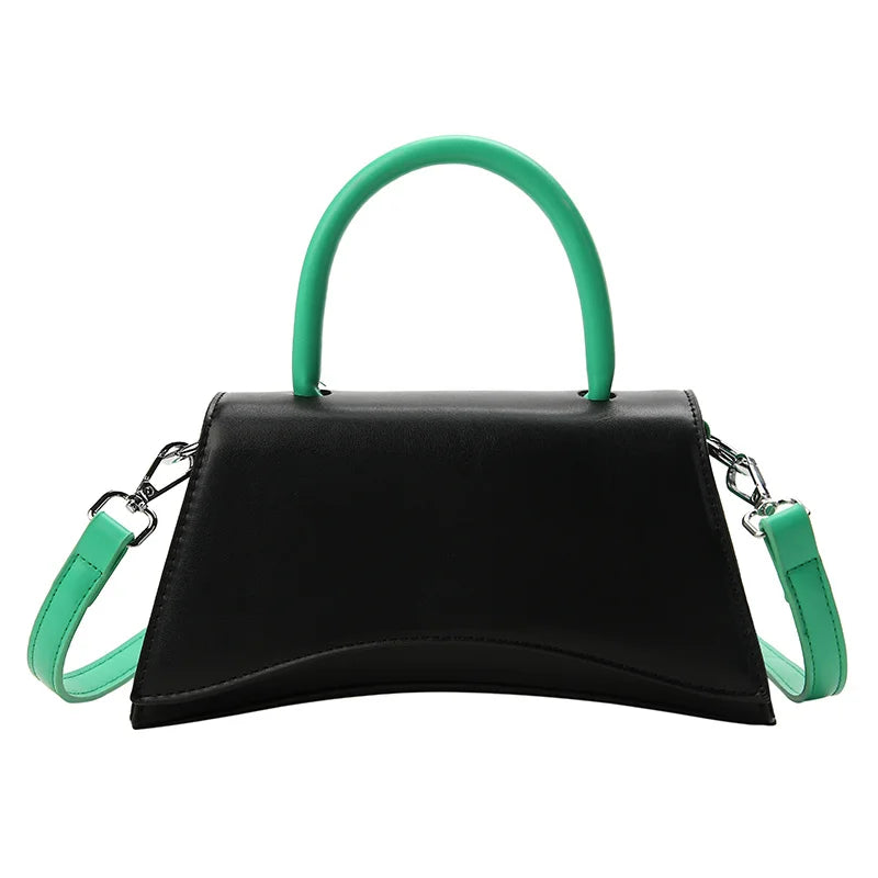 Trendy Women's PU Leather Bag with Short Handle