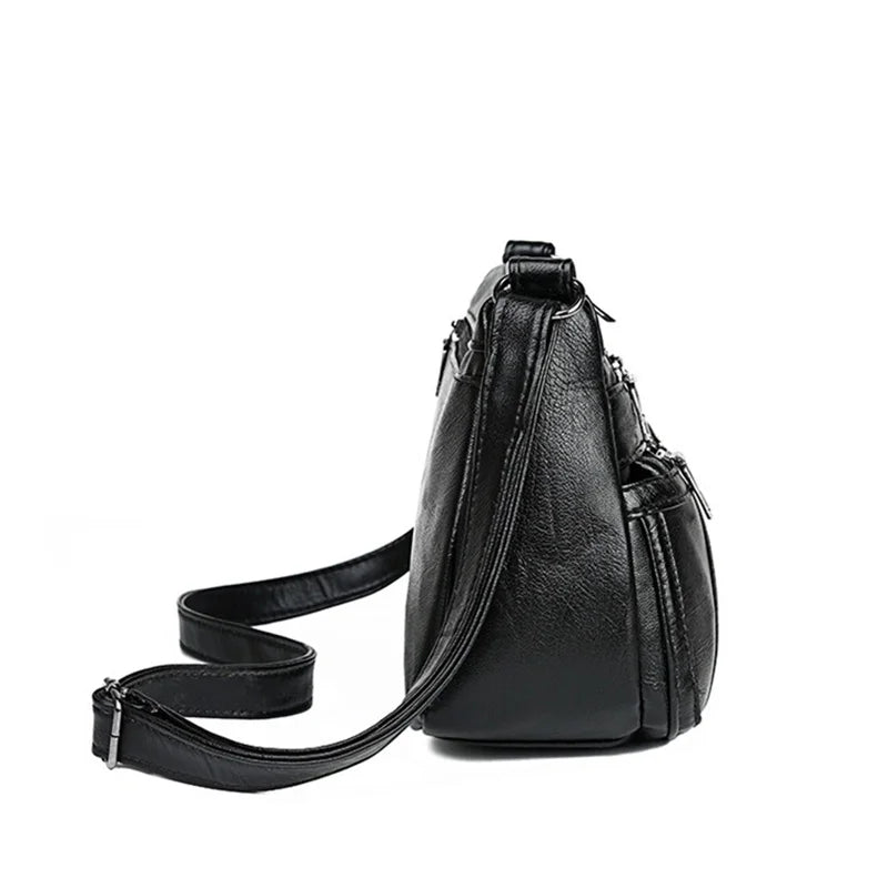 Women's PU Leather Handbag Shoulder Strap Flap
