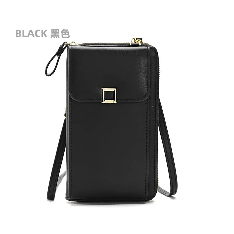 Women's Crossbody Phone Bag Small PU Leather Purse