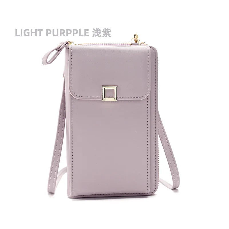 Women's Crossbody Phone Bag Small PU Leather Purse